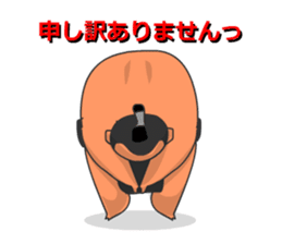 Sumo Wrestler Sticker 01 sticker #7841087