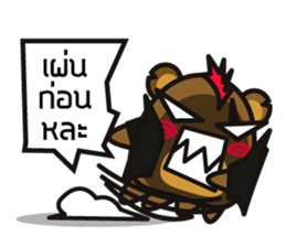 Gang Crazy Bear sticker #7841745