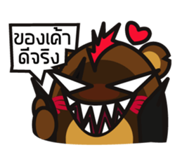 Gang Crazy Bear sticker #7841748