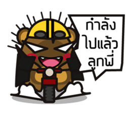 Gang Crazy Bear sticker #7841754