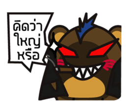 Gang Crazy Bear sticker #7841755