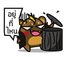 Gang Crazy Bear sticker #7841759