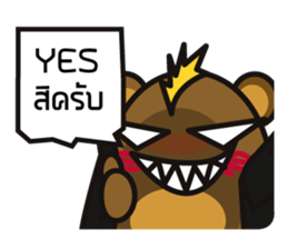 Gang Crazy Bear sticker #7841768