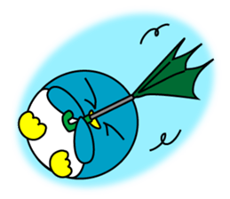 Penguin round of fall events sticker #7842054