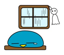 Penguin round of fall events sticker #7842058