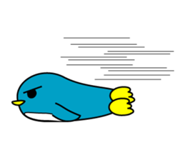 Penguin round of fall events sticker #7842067