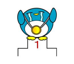 Penguin round of fall events sticker #7842069