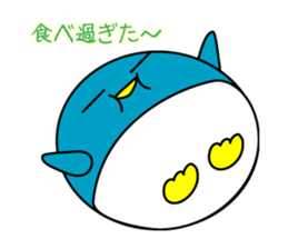 Penguin round of fall events sticker #7842079