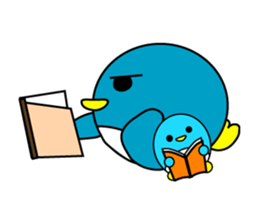 Penguin round of fall events sticker #7842082