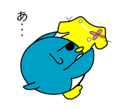 Penguin round of fall events sticker #7842087