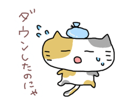 Daily tortoiseshell cat Moke sticker #7842231