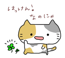 Daily tortoiseshell cat Moke sticker #7842246