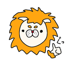 Lion child sticker #7842377