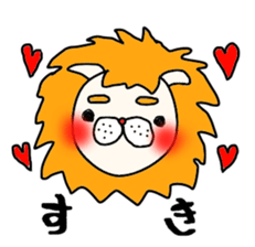 Lion child sticker #7842378