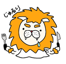 Lion child sticker #7842380