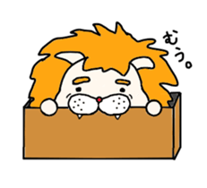 Lion child sticker #7842388