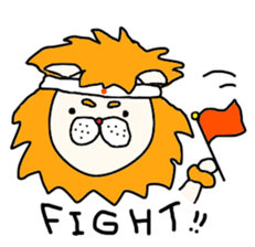 Lion child sticker #7842389