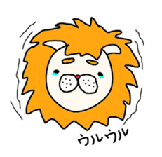 Lion child sticker #7842392