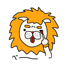 Lion child sticker #7842399