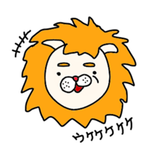 Lion child sticker #7842403