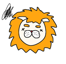 Lion child sticker #7842408