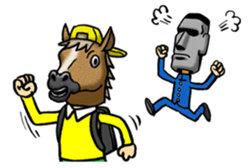 Horseface brothers sticker #7842704