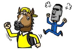 Horseface brothers sticker #7842704