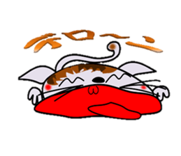 Happiness is a cat. sticker #7842828