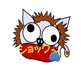 Happiness is a cat. sticker #7842831