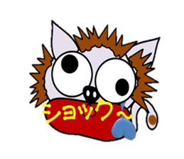 Happiness is a cat. sticker #7842831