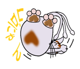 Happiness is a cat. sticker #7842846