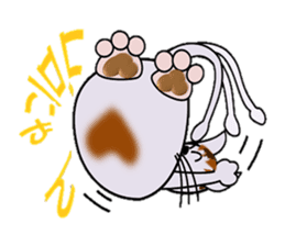 Happiness is a cat. sticker #7842846