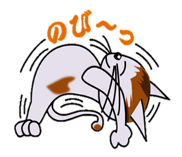 Happiness is a cat. sticker #7842847