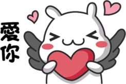 ChiBi Rabbit 1 sticker #7842932