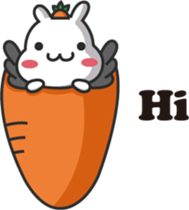ChiBi Rabbit 1 sticker #7842946