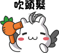 ChiBi Rabbit 1 sticker #7842956