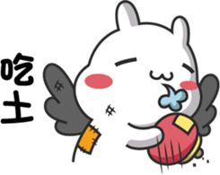 ChiBi Rabbit 1 sticker #7842960