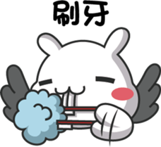 ChiBi Rabbit 1 sticker #7842961