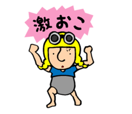 Cutie bugs' fun talk sticker #7843013