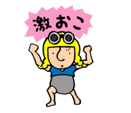 Cutie bugs' fun talk sticker #7843013