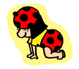 Cutie bugs' fun talk sticker #7843023