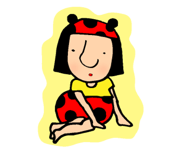 Cutie bugs' fun talk sticker #7843026