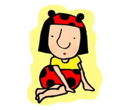 Cutie bugs' fun talk sticker #7843026