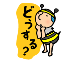 Cutie bugs' fun talk sticker #7843047