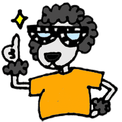 Black poodle of fat and afro!