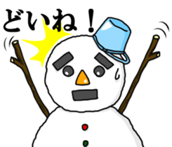 Kanazawa valve snowman sticker #7843493