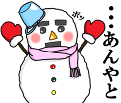 Kanazawa valve snowman sticker #7843494