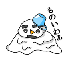 Kanazawa valve snowman sticker #7843496