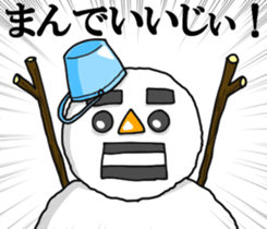 Kanazawa valve snowman sticker #7843497