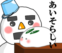 Kanazawa valve snowman sticker #7843502